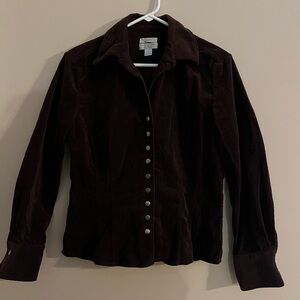 Corduroy Button Up Women’s Jacket
